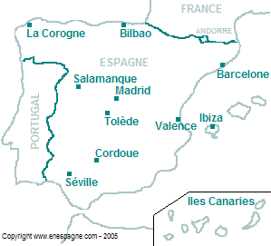 carte espagne